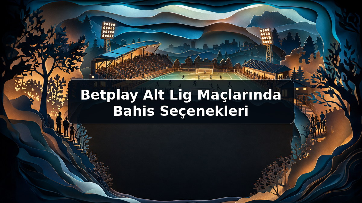 Betplay Alt Lig Maçlarında Bahis Seçenekleri hakkında açıklayıcı görsel