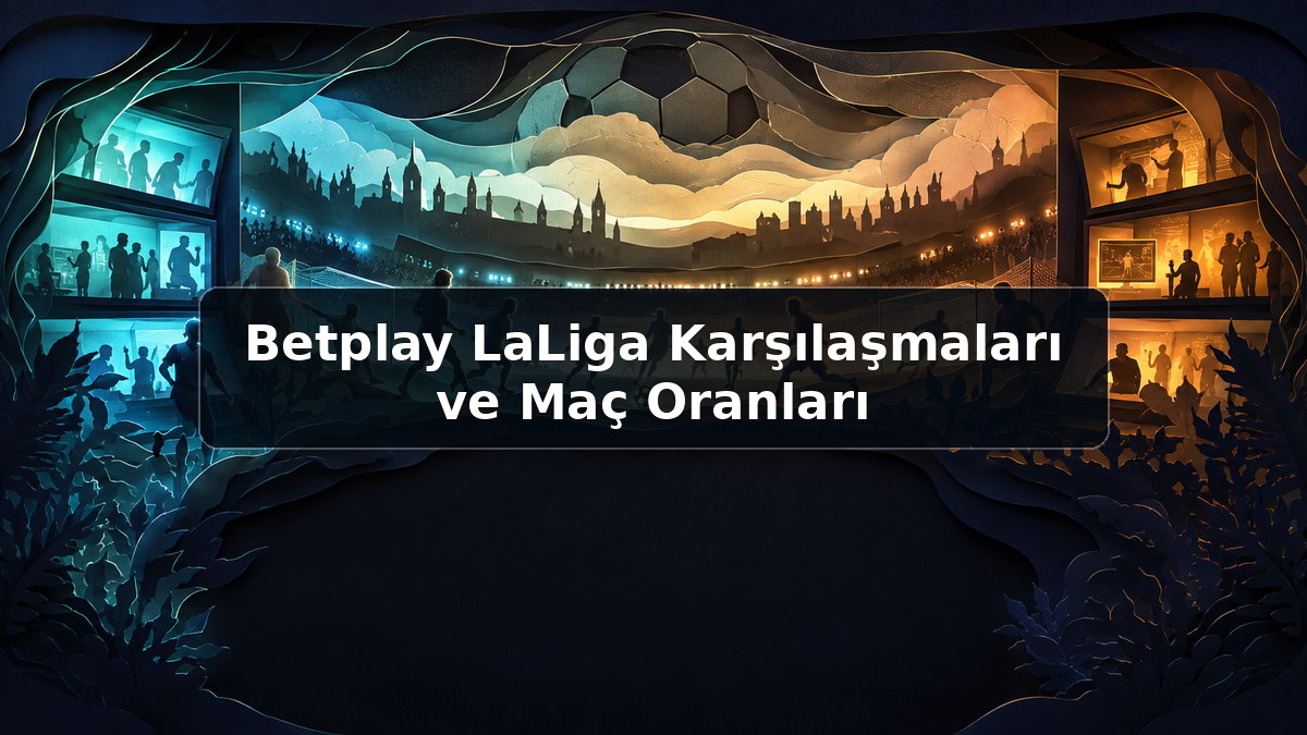 Betplay LaLiga Karşılaşmaları ve Maç Oranları hakkında açıklayıcı görsel