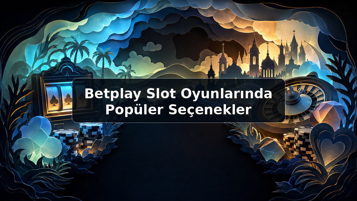 Betplay Slot Oyunlarında Popüler Seçenekler hakkında açıklayıcı görsel